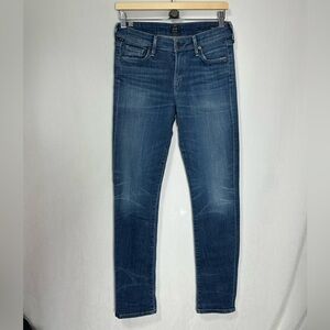 Citizens‎ of Humanity Arielle Mid Rise Skinny Jeans Medium Wash Denim Womens 27